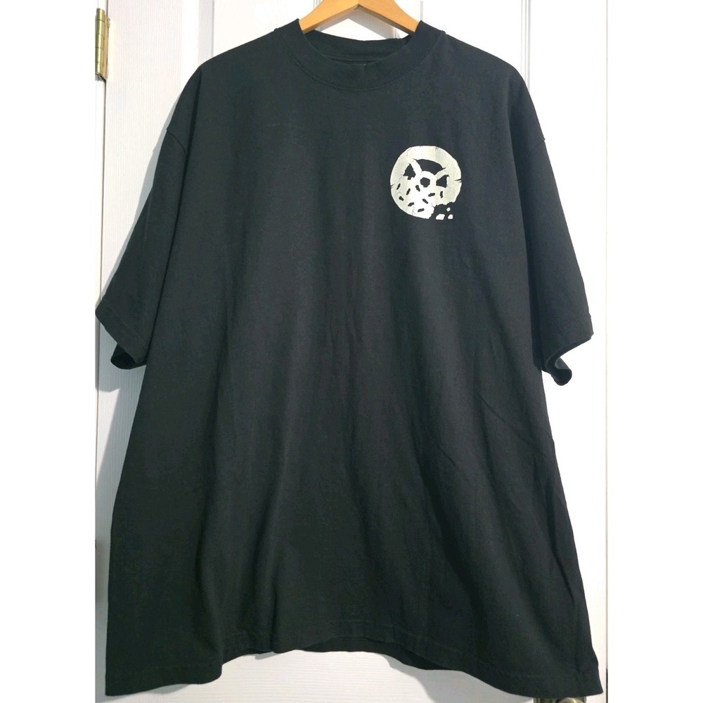 Kinda Fit Kinda Fat Black Graphic Print Men's Crew Neck Short Sleeve T-Shirt 2X
